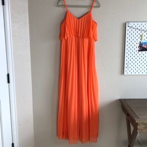 ASOS maternity pleated maxi dress